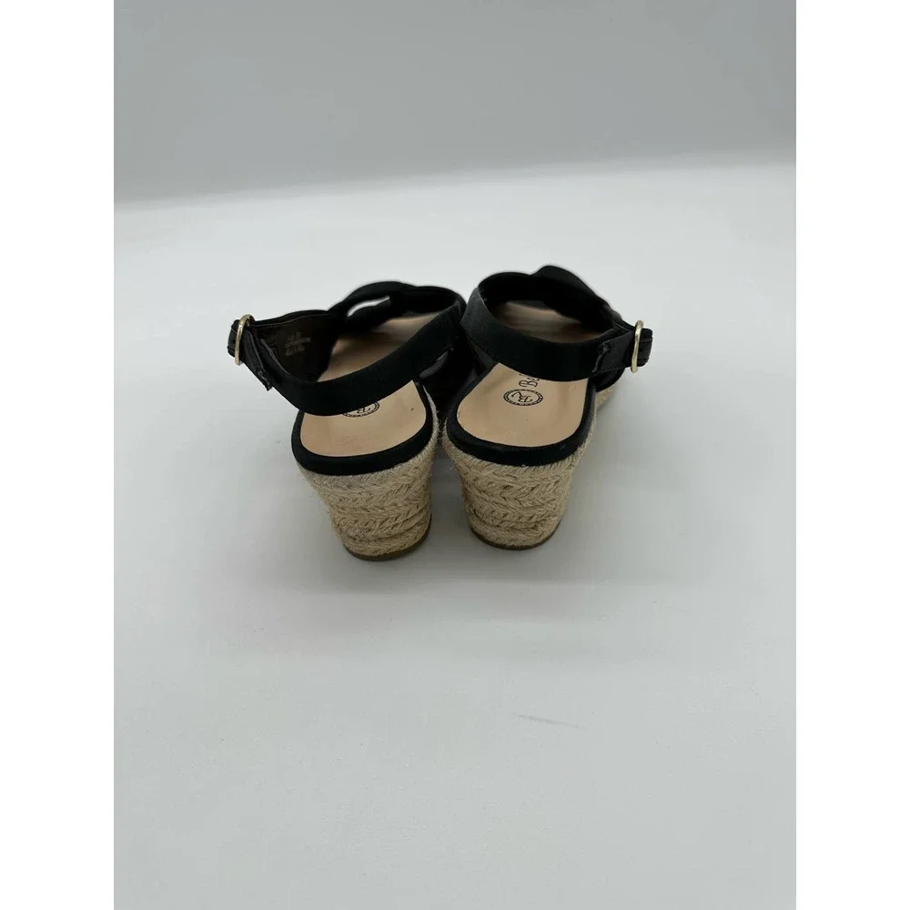 Bella Vita Kimora‎ Wedge Sandals Women Size 7.5 M, Black NWOT